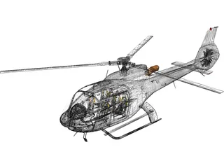 Eurocopter EC-130 3D Model