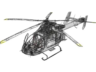 McDonnell Douglas MD-902 Explorer 3D Model