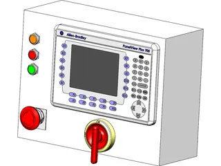 Allen-Bradley PanelView Plus 700 Tester 3D Model