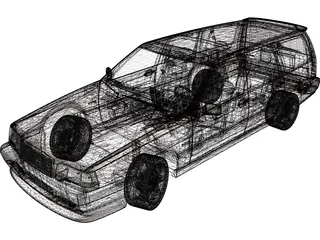 Volvo 850 R (1997) 3D Model