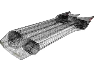 Batmobile 3D Model