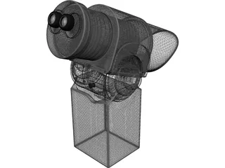 Public Binoculars 3D Model