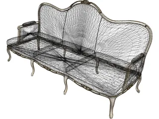 Chevigny Sofa 3D Model