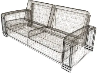 Ellesalotti Zenone Sofa 3D Model