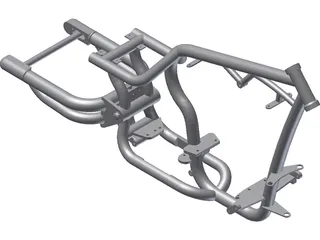 Harley Frame 3D Model