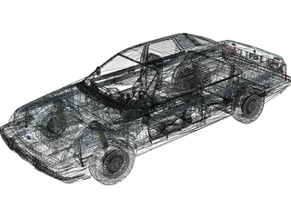 Ford Sierra Shaphire 3D Model