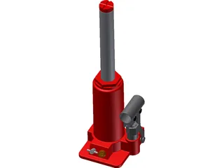 Hydraulic Jack 3D Model