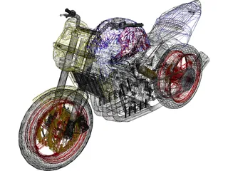 Kawasaki 750 3D Model