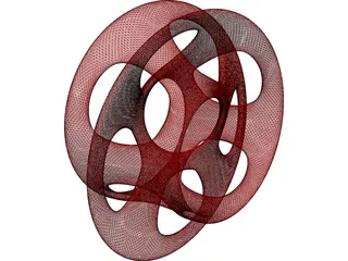 Moebius Strip 3D Model
