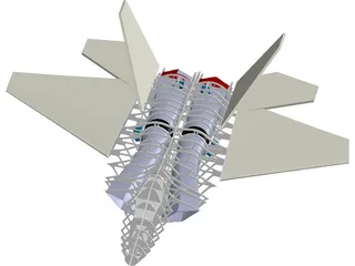 F-22 Raptor RC 3D Model