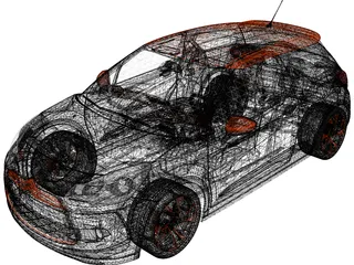 Citroen DS3 Racing (2011) 3D Model