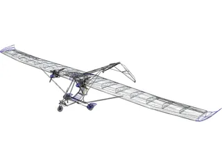 Ultra Light Aircraft 3D Model