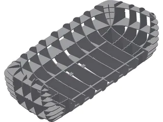 Sofa Laser Cut 3D Model