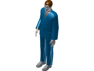 Man Worker 3D Model