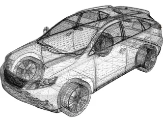 Lexus RX450h 3D Model