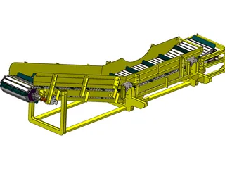 Chain Conveyor 3D Model