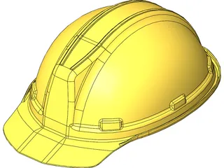 Worker Helmet 3D Model