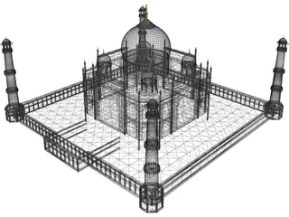 Taj Mahal 3D Model