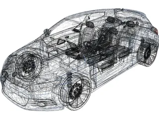 Volkswagen Scirocco 3D Model