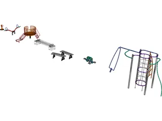 Playground Equipment 3D Model