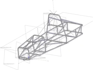 UNR Formula SAE 2014 Chassis 3D Model