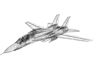 F-14A Tomcat 3D Model