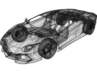 Lamborghini Aventador 3D Model