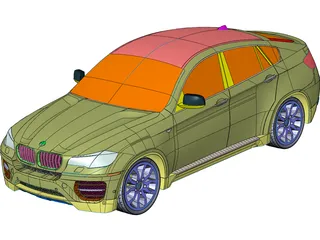 BMW X6 3D Model