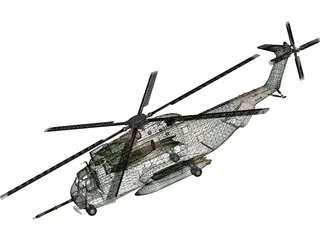 Sikorsky CH-53 Stallion 3D Model