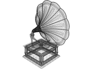 Gramophone 3D Model