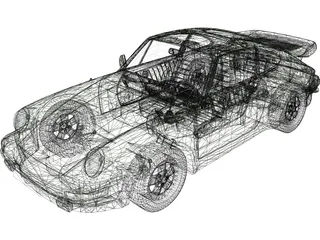 Porsche 911 (1982) 3D Model