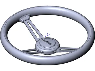 MOMO Steering Wheel 3D Model