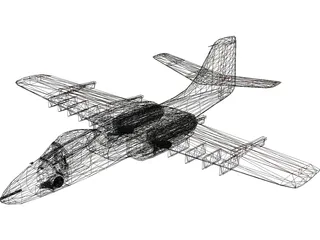 Northrop YA-9A 3D Model