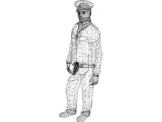 Policeman 3D Model