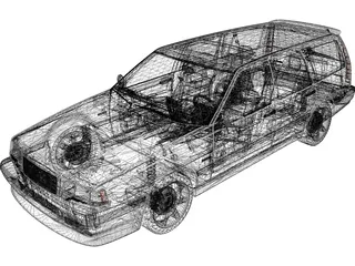 Volvo 850R Estate 3D Model