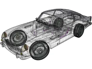 Aston Martin DB5 (1964) 3D Model