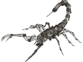 Cyber Scorpion 3D Model