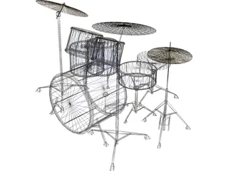Kama Custom Drumkit 3D Model