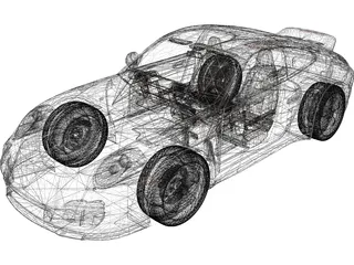 Porsche 911 997 Sport Classic 3D Model
