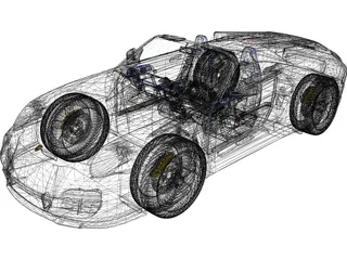 Porsche 911 997 Speedster 3D Model