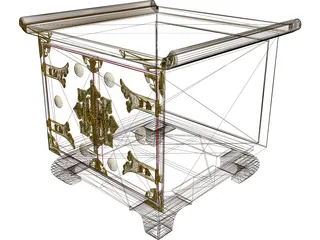 Oriental Rack 3D Model