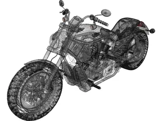 Harley-Davidson VROD 3D Model