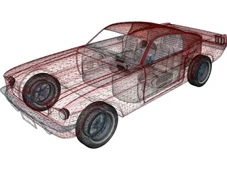 Ford Mustang (1967) 3D Model