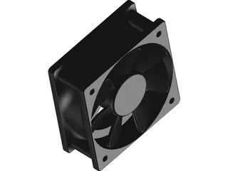 Axial Flow Fan 3D Model