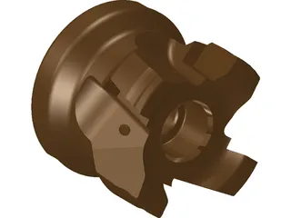 Aluminum Face Mill 3D Model