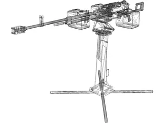 Kord Machine Gun 6P50-3 3D Model