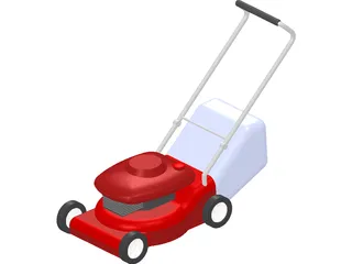 Lawn Mower 3D Model