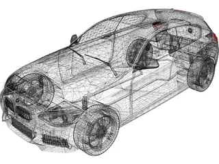 BMW M135i F21 (2012) 3D Model