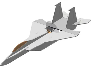 F-15 Eagle RC Foamy 3D Model