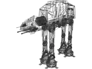 Star Wars Imperial ATAT 3D Model